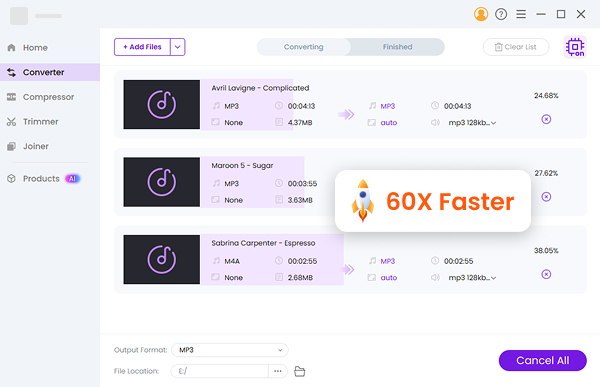 Batch audio converter