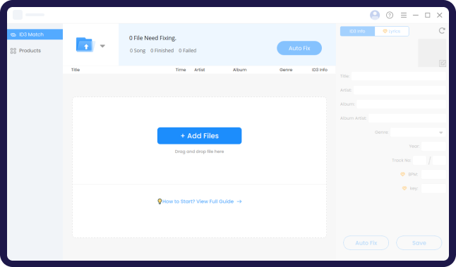 Import Your Audio Files