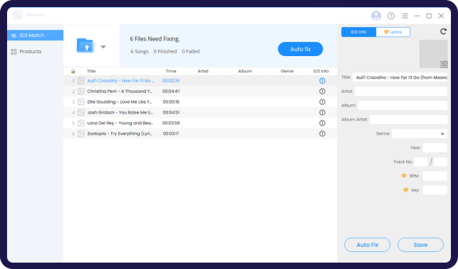 Auto Edit MP3 Metadata